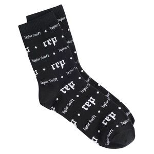 Taylor Swift Reputation Black & White Socks
